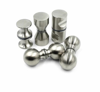 

Solid SUS304 Glass Door Knob Pull Handle Shower Box Siding Glass Door