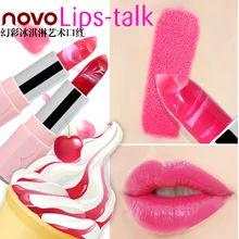 Макияж Novo Увлажняющая губная помада мороженое цвет укус губная помада водостойкая стойкая Обнаженная губа Карандаш Сексуальный красный пигмент BN056