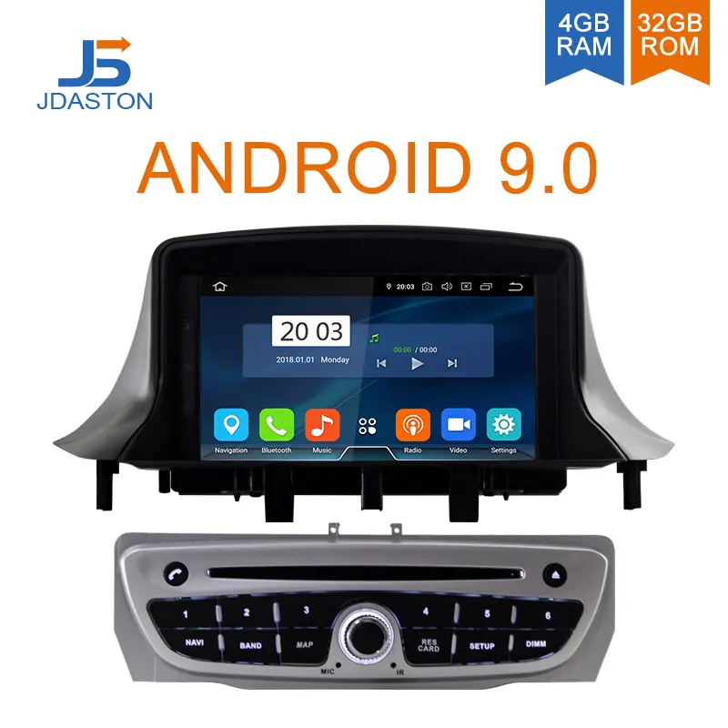 JDASTON Android 9.0 Car DVD Player For RENAULT Megane ...
