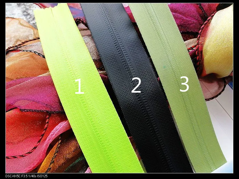 3# нейлоновая Водонепроницаемая застежка-молния 2 м/лот ТПУ аксессуары ...