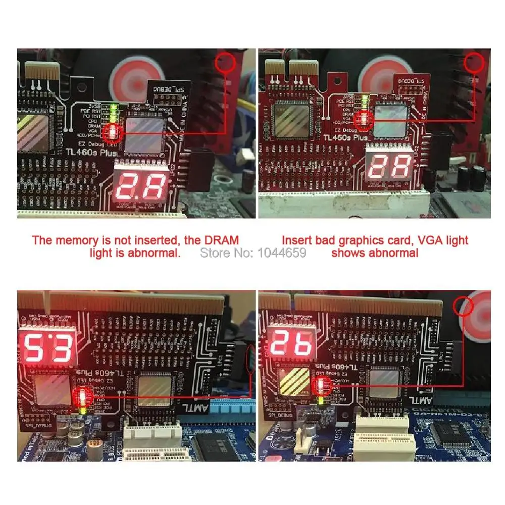 Универсальный ноутбук и ПК PCI PCI-E mini PCI-E LPC материнская плата диагностический тестовый анализатор тестовые er отладочные карты для настольного ноутбука