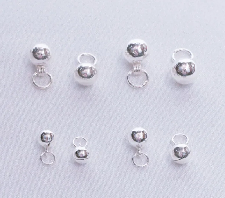 5 шт. серебряные подвески в виде колокольчика 8 мм|pendant 925|pendant 925 sterlingpendant bell |