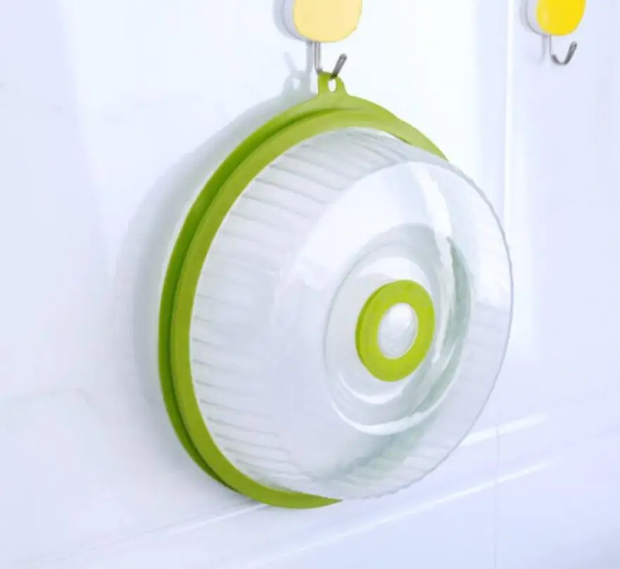 

2019 Food Cover Microwave Oil Cap Heated Sealed Cover Multifunctional Dust Dish 1Pcs Transparent Kitchen Tool