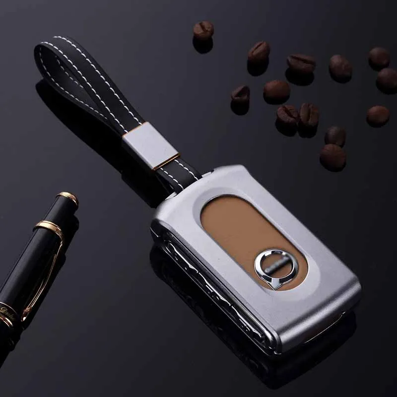 

Key Cover Shell Case Holder Key Case For Volvo XC40 XC60 S90 XC90 V90 2017 2018 New Aluminium Alloy Car Key Bag