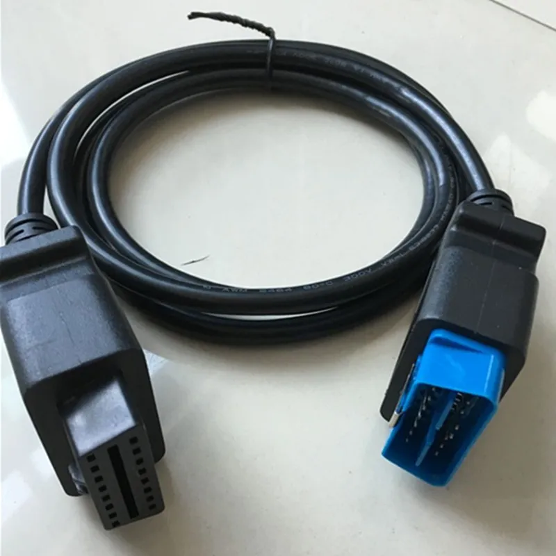 

2019 OBDII Adapter China (Mainland) 16pin male to 16pin professional technic 16pin cable OBD adapter Diagnostic Cable