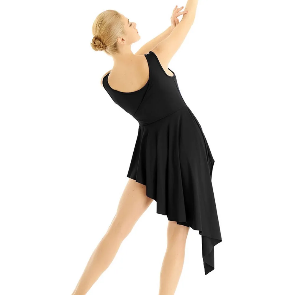 Iiniim, для взрослых, высокий низкий, необычный костюм, балетное платье для танцев, с вырезом спереди, для сцены, гимнастики, трико, танцевальное платье для женщин