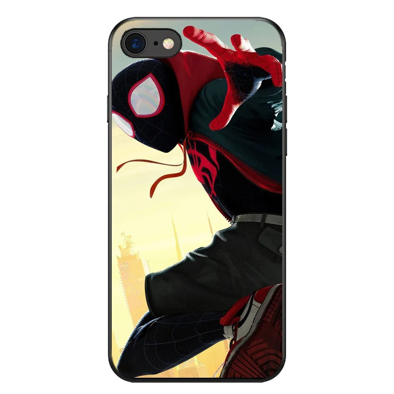 PTU Человек-паук возвращение на родину Miles Morales плакат Мягкий силиконовый чехол для телефона Apple iPhone 8 7 6 S Plus X XR XS Max 5 4 Чехол - Цвет: PTU