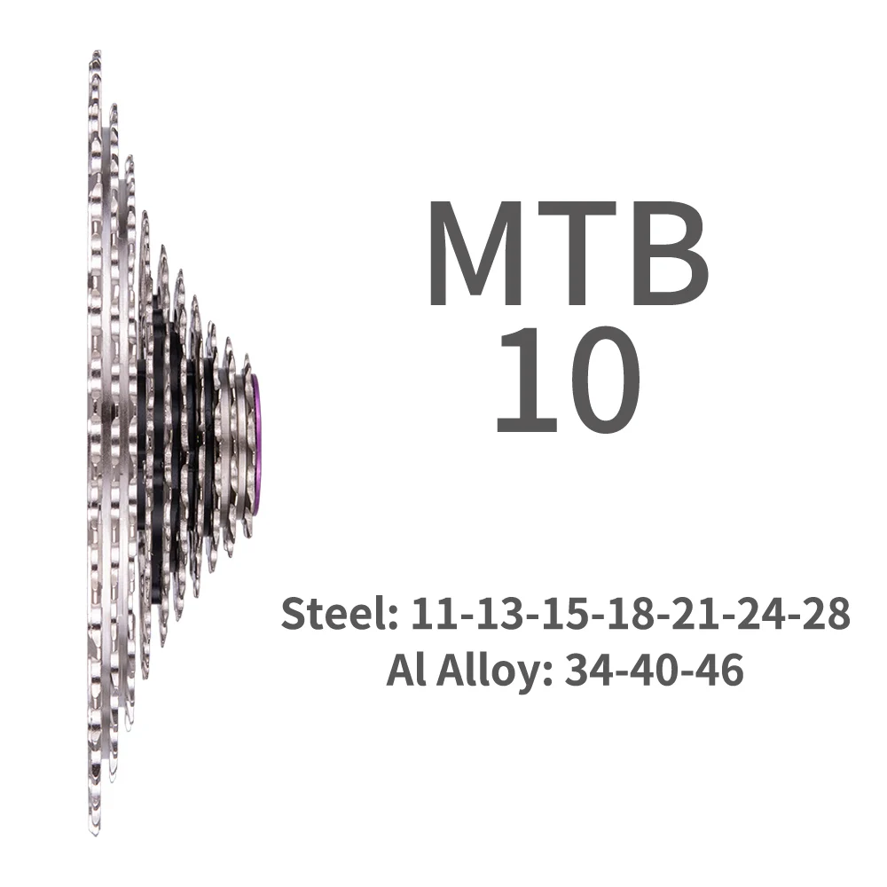 ZTTO 10 speed 11-46T SLR 2 велосипедная кассета HG совместима с 10s ultralight 46T CNC 10v k7 для MTB XX X0 X9 X7 M610 M781 M786