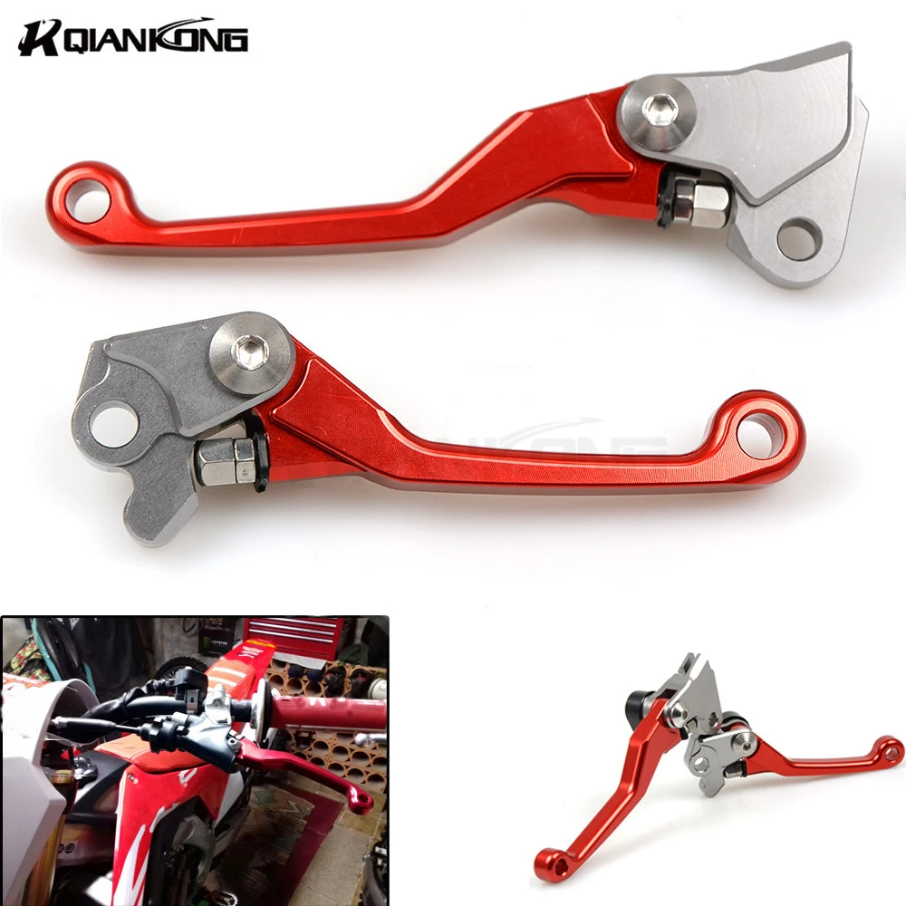 Для HONDA CR80R CR85 1998 1999 2000 CR 80R CR 85 CRF125F CRF 125F ЧПУ Сводные сцепные рычаги 8 цветов