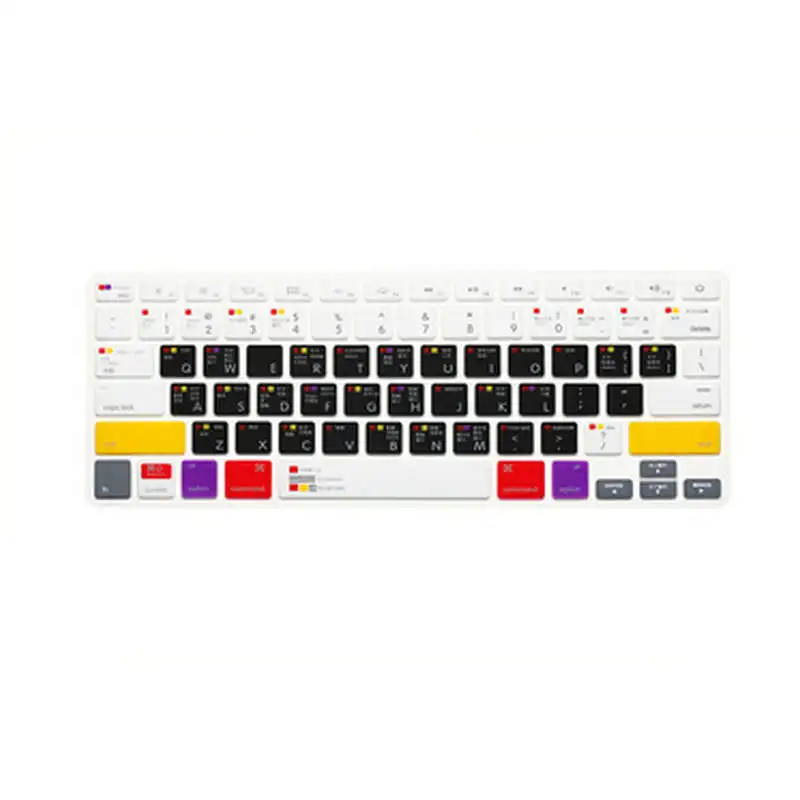 Китайская функциональная клавишная клавиатура защита кожи для Mac OS X быстрые