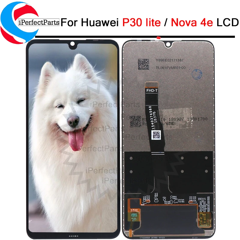

6.15" Original LCD For Huawei P30 lite LCD Display Touch Screen Digitizer Assembly For Huawei Nova 4E LCD Display Replacement