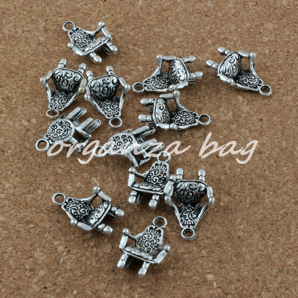 3D Chair Sofa Charm Pendants 100Pcs/lot Hot sell Antique Silver Jewelry DIY 13.5x20X5mm A-181 3D Chair Sofa Charm Pendants 100Pcs/lot Hot sell Antique Silver Jewelry DIY 13.5x20X5mm A-181