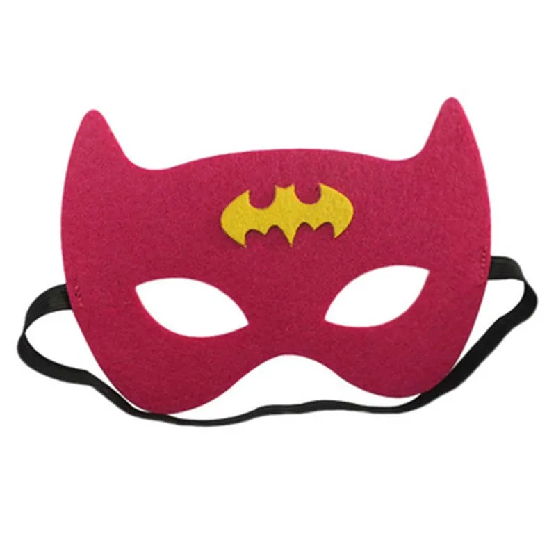 Горячая супергерой мультфильм макияж маска для маскрадной внчеринки Супермен Бэтмен Человек-паук Халк Железный принцесса Хэллоуин маска из сукна - Цвет: 3