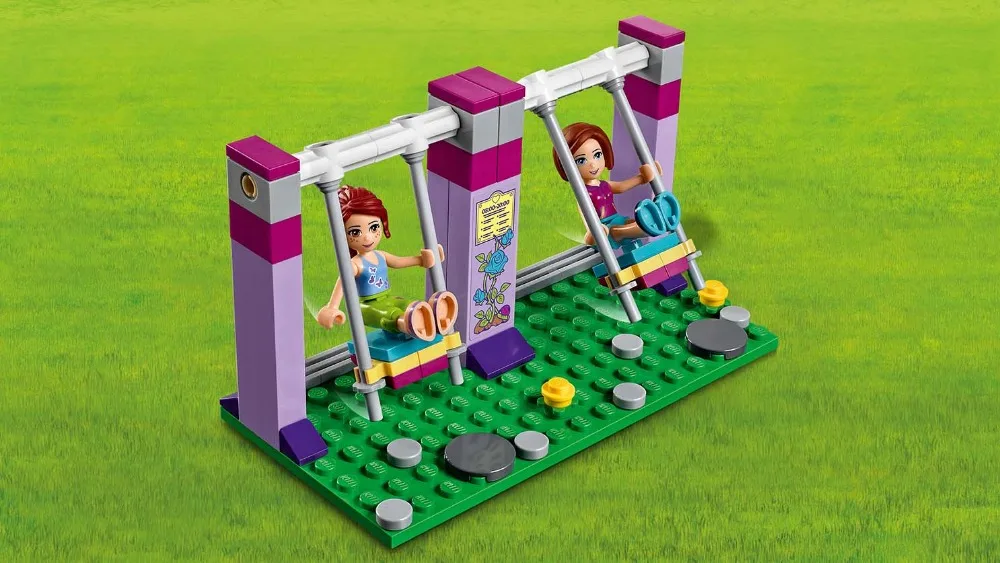 341pcs Girls Compatible With Lepining Friends Heartlake City Playground Building Blocks Bricks Education Toys For Girls