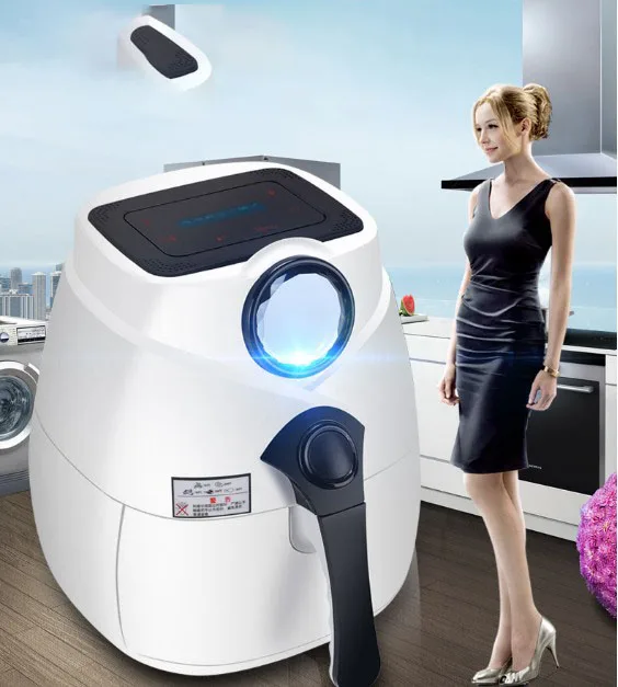 2.5L Automatic large capacity electric fryer electric oven air fryer household multi-function intelligence Intelligent touch (4)