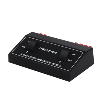 

Lynepauaio Switcher, 1 In 2 Out Or 2 In 1 Out Power Amplifier /Speaker Comparator, 12-Awg Speaker Cable, Which Support 200W Am