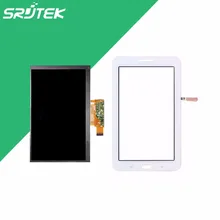for Samsung Galaxy Tab 3 Lite 7.0 SM-T111 T111 White Touch Screen Digitizer Glass Sensor+ LCD Display Panel Monitor Replacement