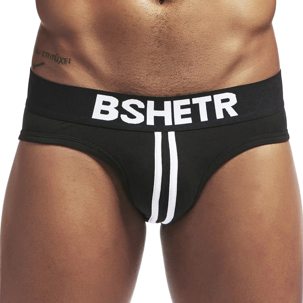 

New arrival BSHETR men thongs cotton male g-strings jocks soft open-back breathable mens jockstrap thongs sexy gay men's panties