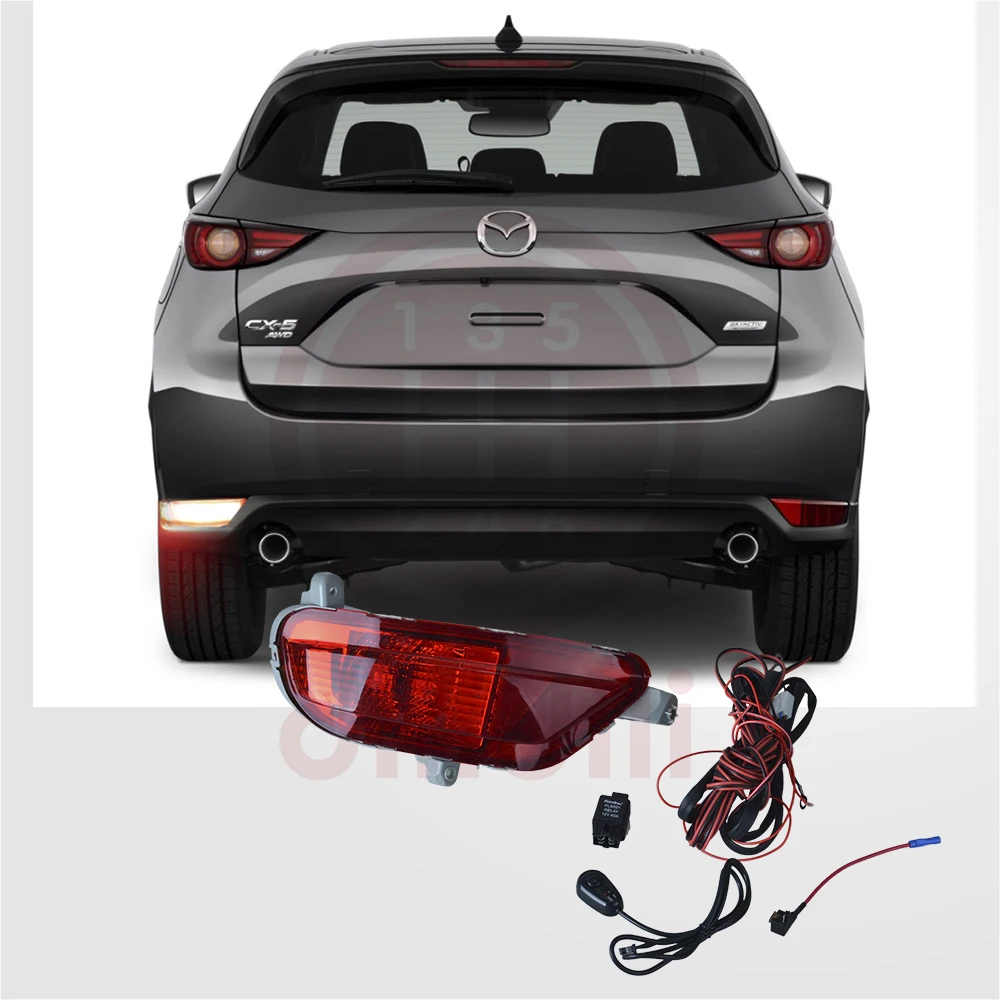 

Halogen Rear Fog Lights lamp kit & Combination switch for Mazda CX-5 cx 5 2017 2018 2019 2020