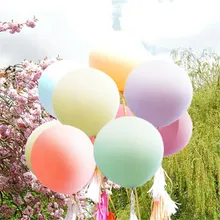 5 шт. пастельные Макаруны воздушный шар 3" Большой латексный шар пыльный розовый Румяна персик белая роза современный Гигантский Большой день рождения подарок