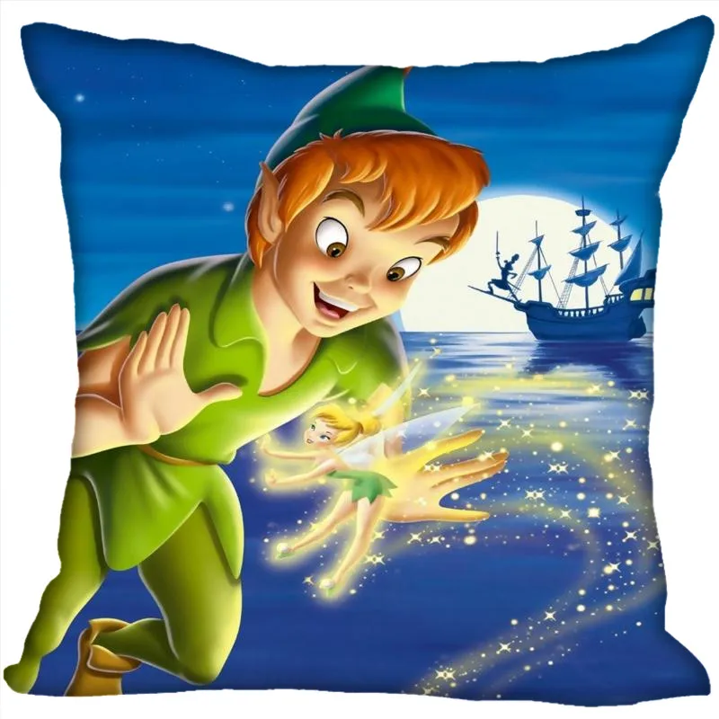 Топ Neverland Питер Пэн пледы Подушка Чехол для подушки две стороны печатных 18x18 дюймов(две стороны