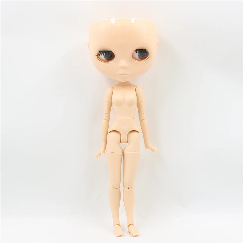 Free shipping factory rubber and joint body without scalp dedicated for customize Blythes 4 color skin for option no makeup