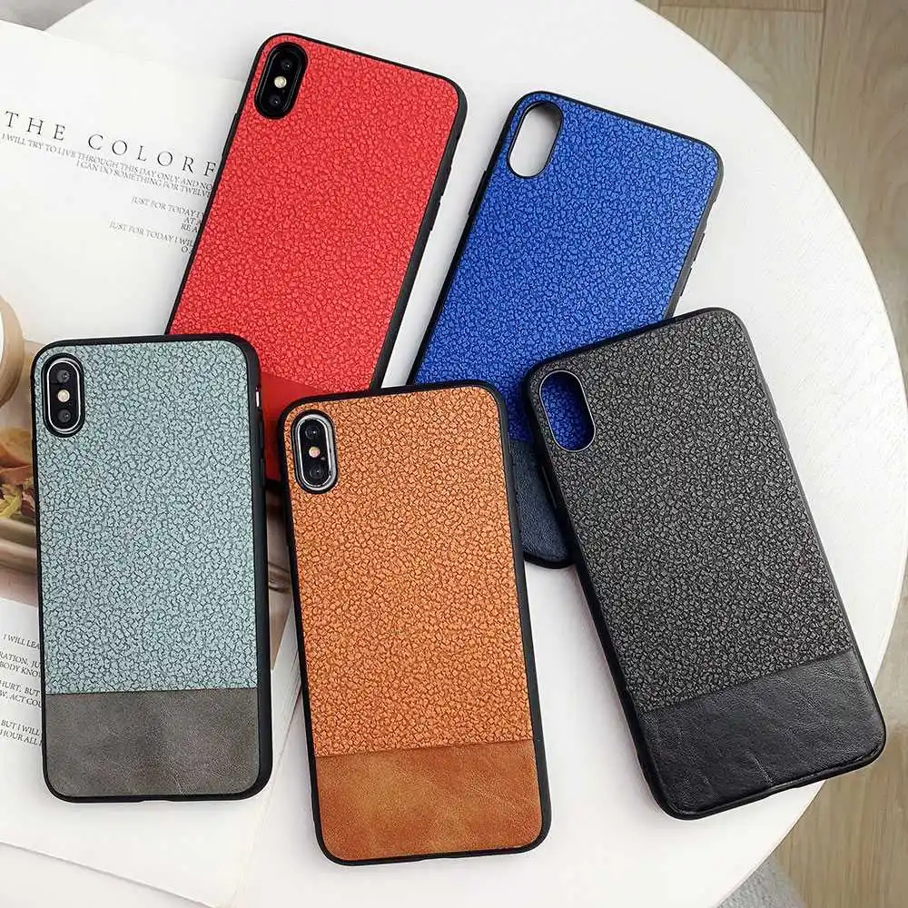 

KISSCASE Cloth Leather Phone Case For iPhone XS MAX XR X Luxury Leather Cover Coque For iPhone 8 7 6 6S Plus Business Case #4