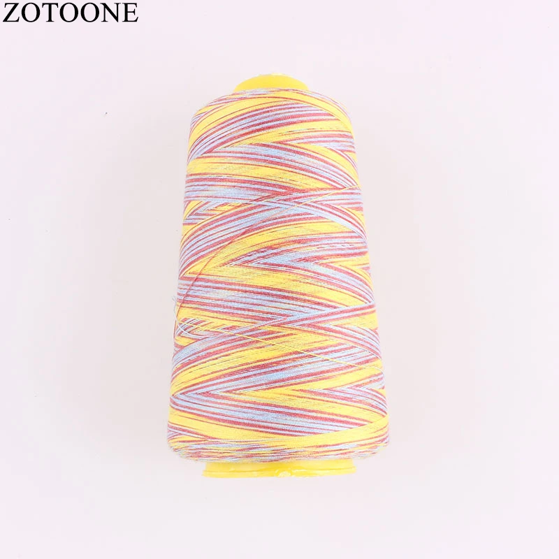 

ZOTOONE 3000Y 40S/2 Spool Sewing Threads Jeans Cheap Machine Polyester Embroidery Sewing Thread Colorful Sewing Accessories D1