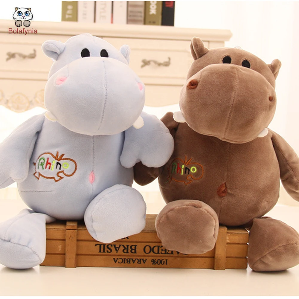 BOLAFYNIA Children Plush Stuffed Toy Software Hippopotamus font b doll b font Baby Kids Toy for