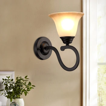 

Nordic wall lights hallway lamp golden luxury creative design lighting Single/double pipe bedroom bedside lights