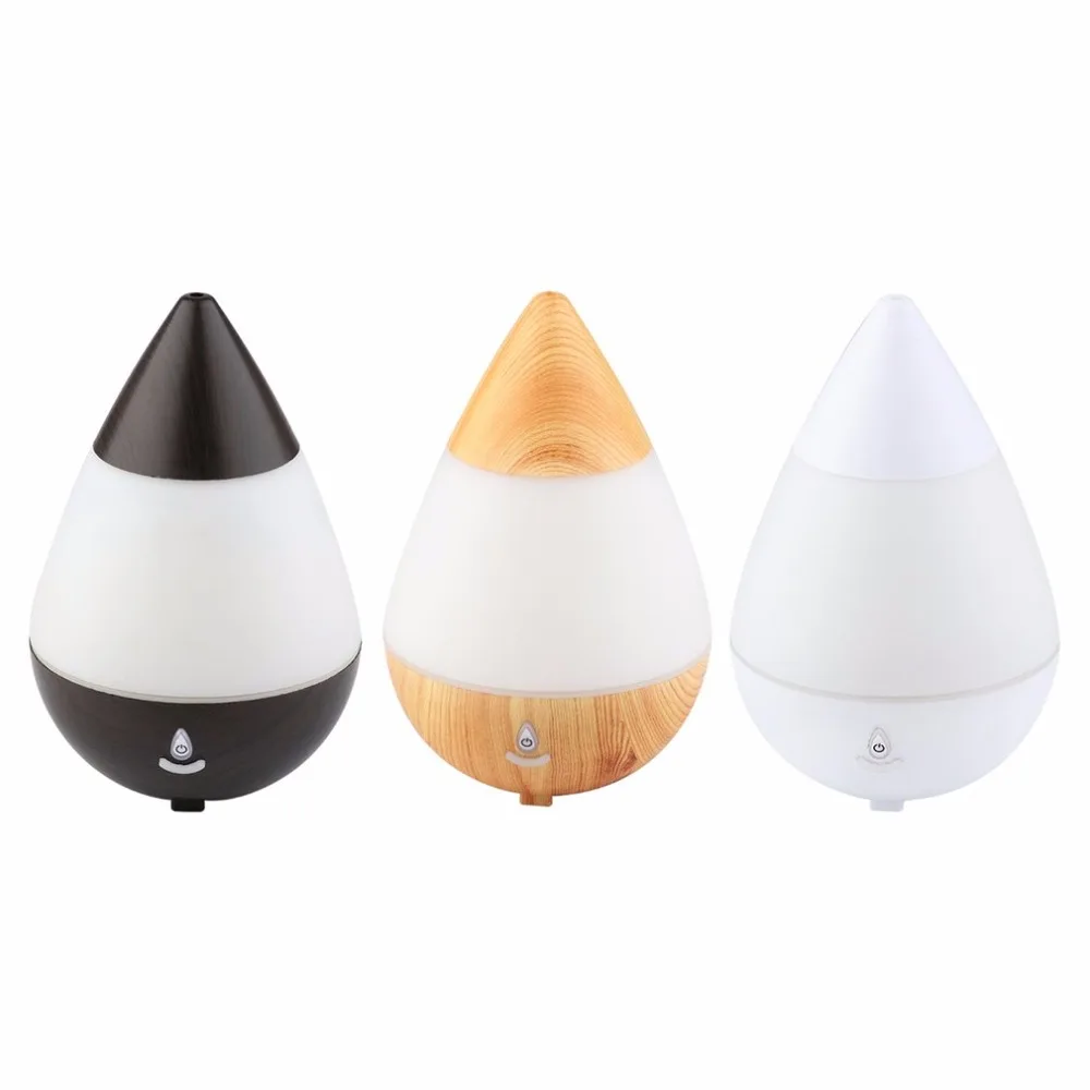 

Waterdrop Shape USB Charge Ultrasonic Air Purifier Aroma Diffuser Multi Use Mist Humidifier With Bluetooth Speaker 16 Color LED