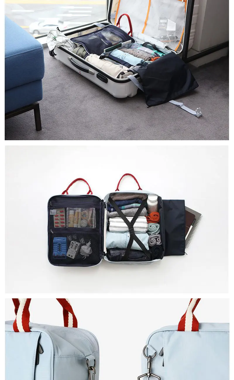 QIAQU, для путешествий, вместительная, для посадки, женская, повседневная, одноцветная, нейлоновая сумка, через плечо, для хранения одежды, сумка, сумочка