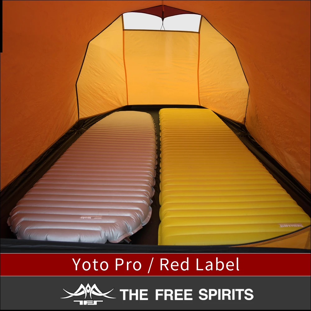 Туннельная палатка Free Spirits 10D с двусторонним силиконовым покрытием 1 2 человека