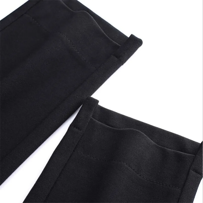 Las 2019 Cintura Alta Tobillo Verano Botón pantalones Diseño De Lápiz Pantalon Mujeres Longitud Primavera Mujer Nuevo Negro Casual Pantalones 7vvr5PIqn