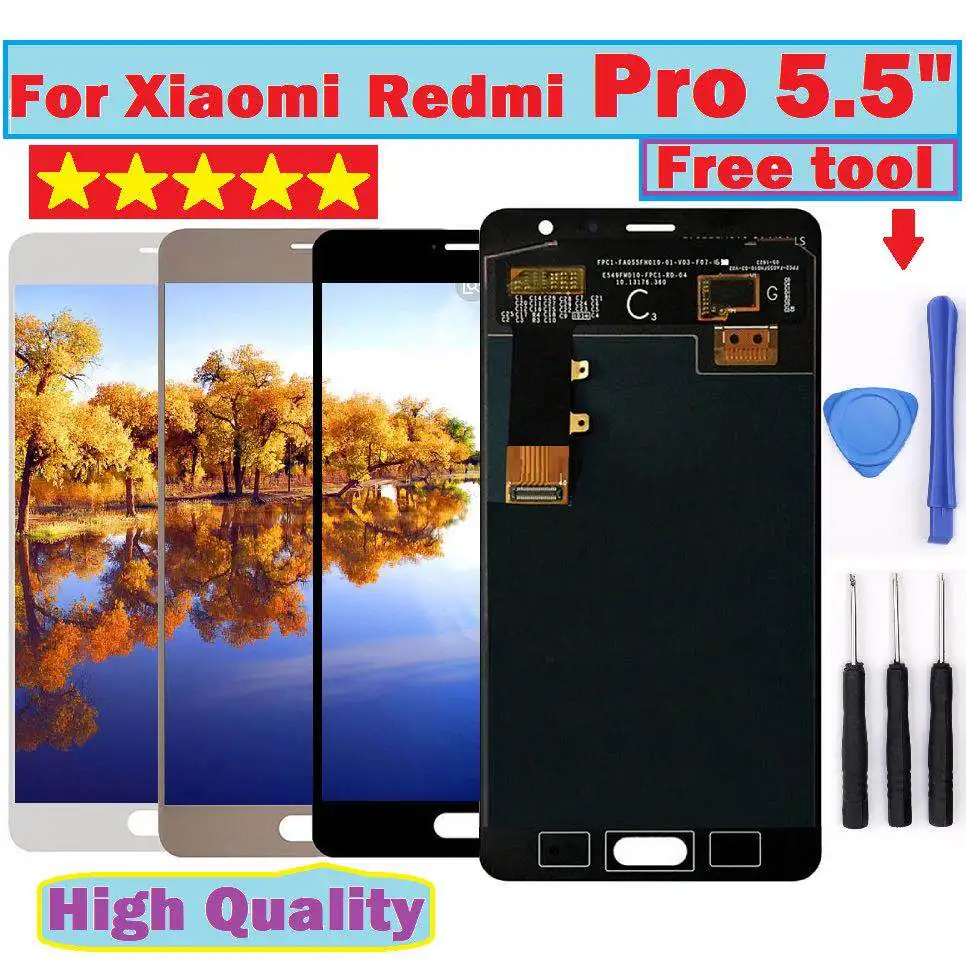

for Xiaomi Redmi Pro LCD display + Touch screen tablet High quality Replacement for Xiaomi Redmi Pro Prime 5.5
