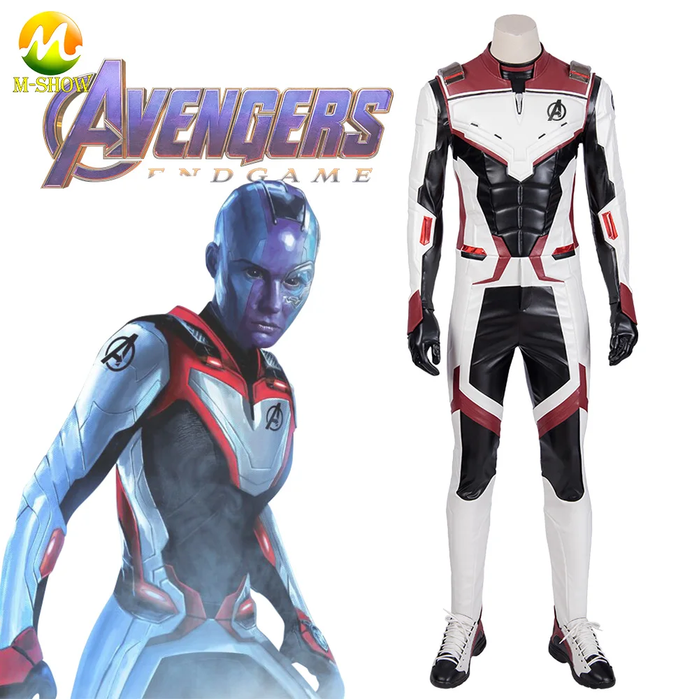 The Avengers Endgame Cosplay Costume Quantum Realm Superhero Cosplay Costume Jumpsuit Full Set Halloween Party Custom