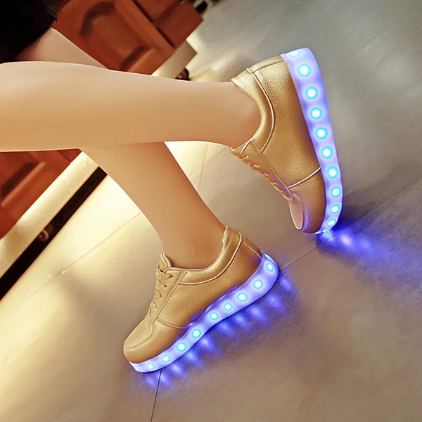 extra wide fit children's shoes 7ipupas Low Wholesale Price Luminous sneakers white black blue Graffiti 11 colors led lights glowing sneakers for boys girls kid children's shoes for sale Children's Shoes