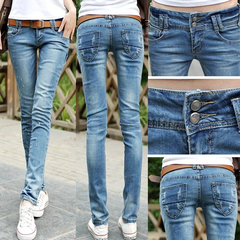 2020 модные пикантные узкие брюки slim fit сезон: весна лето джинсы для женщин женские