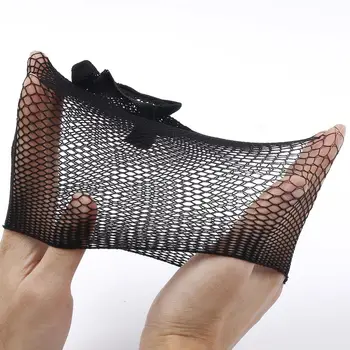 

20F# Hair Style Elastic Unisex Stocking Wig Liner Cap Snood Nylon Stretch Weaving Mesh Net Fishnet Ladies Elastic Wig Caps