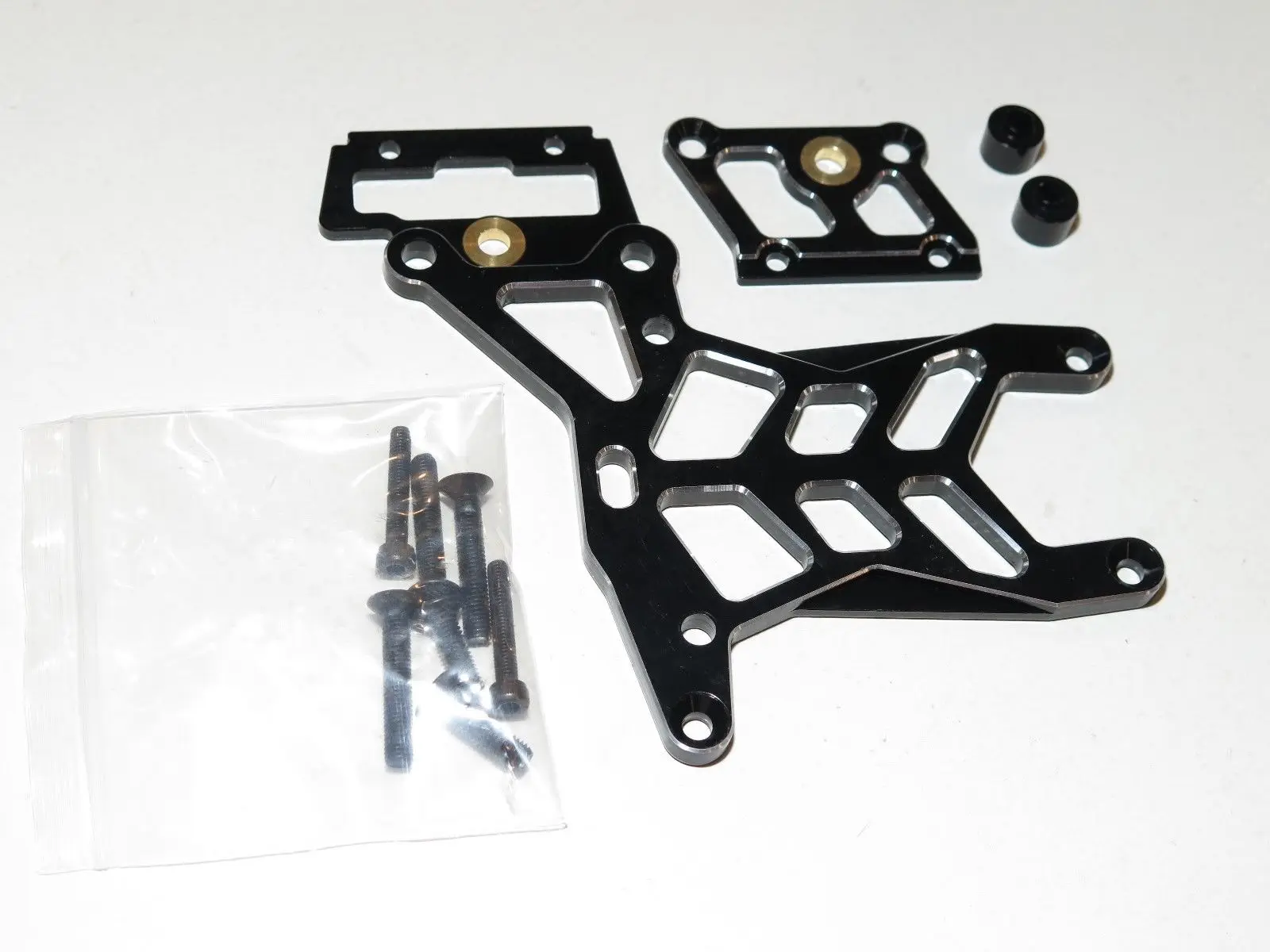 

HPI KM ROVAN BAJA 1/5 5T 5B REAR ALUMINUM BRAKE TOP PLATE KIT BLACK