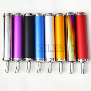 

280mm Universal Motorcycle Exhaust Pipe Motorbike Racing Scooter Muffler Silencer Tube Escape Moto For Street Scooter 125CC AK01