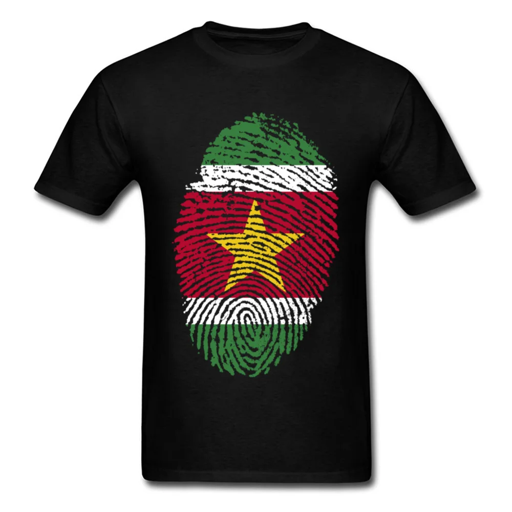 Suriname Flag Fingerprint_black