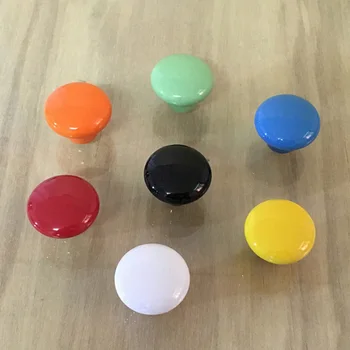 

Candy Color Round Furniture Knobs Ceramic Drawer Knob Cabinet Pulls Cabinet Closet Cupboard Pull Handle Modern Kitchen Handle
