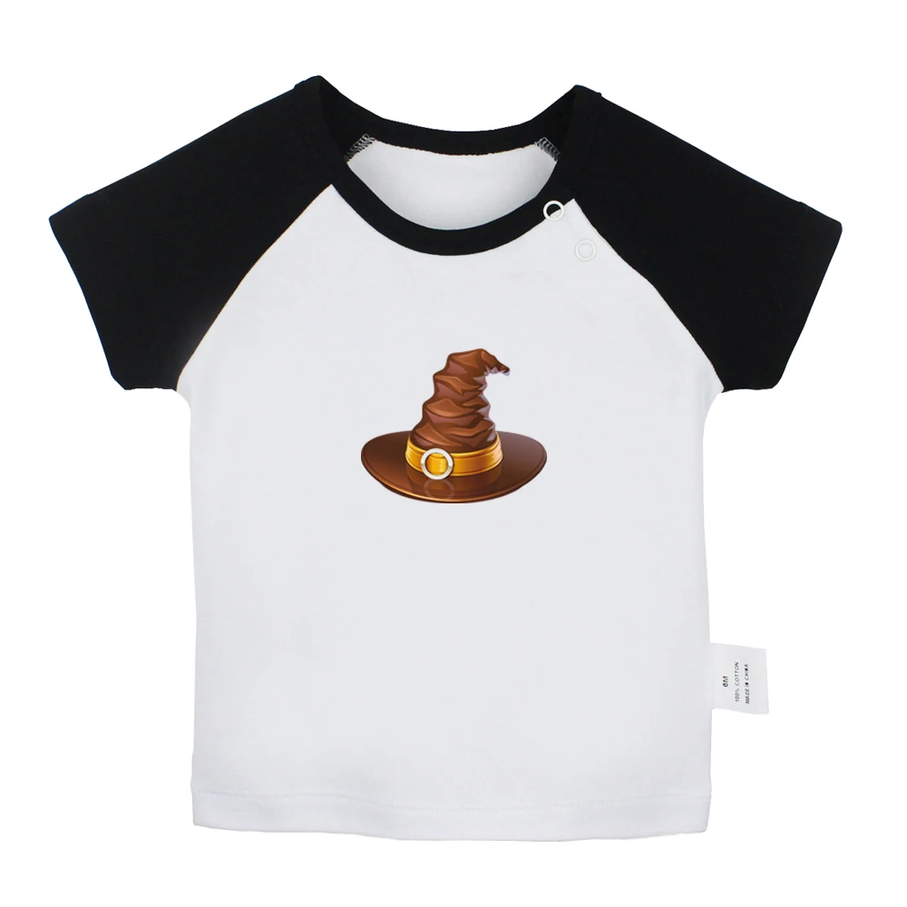 Мультфильм 31 октября Хэллоуин вечерние, черная, с коротким рукавом, паук, ведьма шапка для новорожденных, футболки для малышей, детей ясельного возраста Графический с коротким рукавом футболки - Цвет: YdBabyYCB1104D