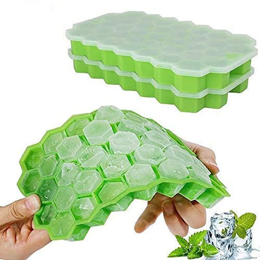 Ice Cube Trays with Lids Lattices Whiskey Wine Ice Cube Maker Solid
