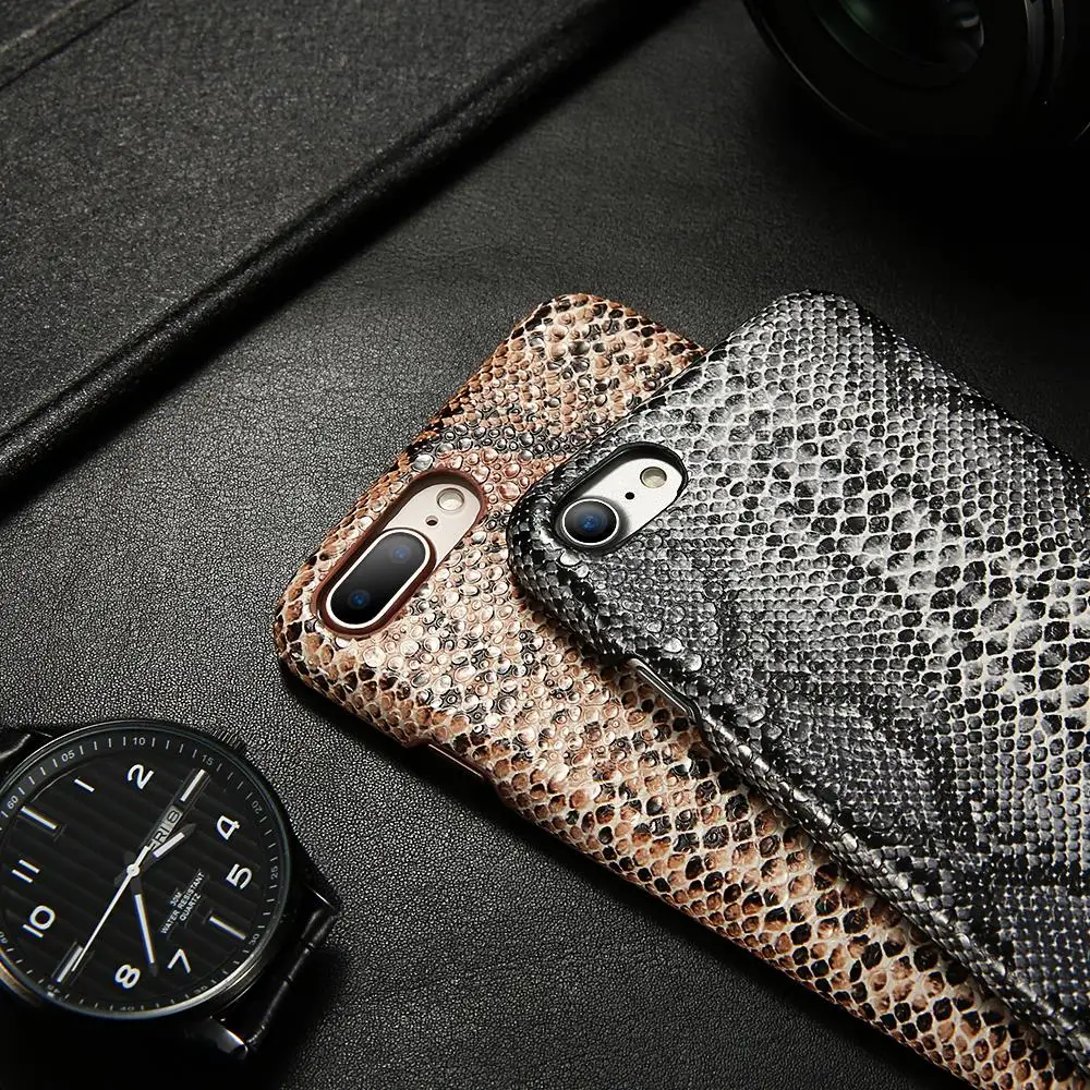 Ретро Змеиный чехол для iPhone 7 8 X/XS Max XR 6 6S чехлы 5/6/6S/7/8 Plus Serpiente Fundas жесткий телефона