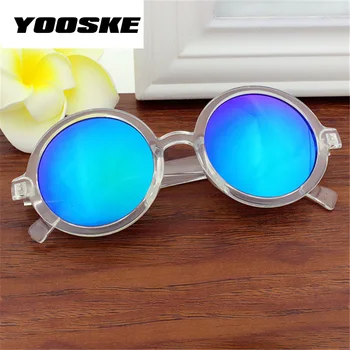 Round Sunglasses For Women Classic Retro Coating Sun Glasses 1