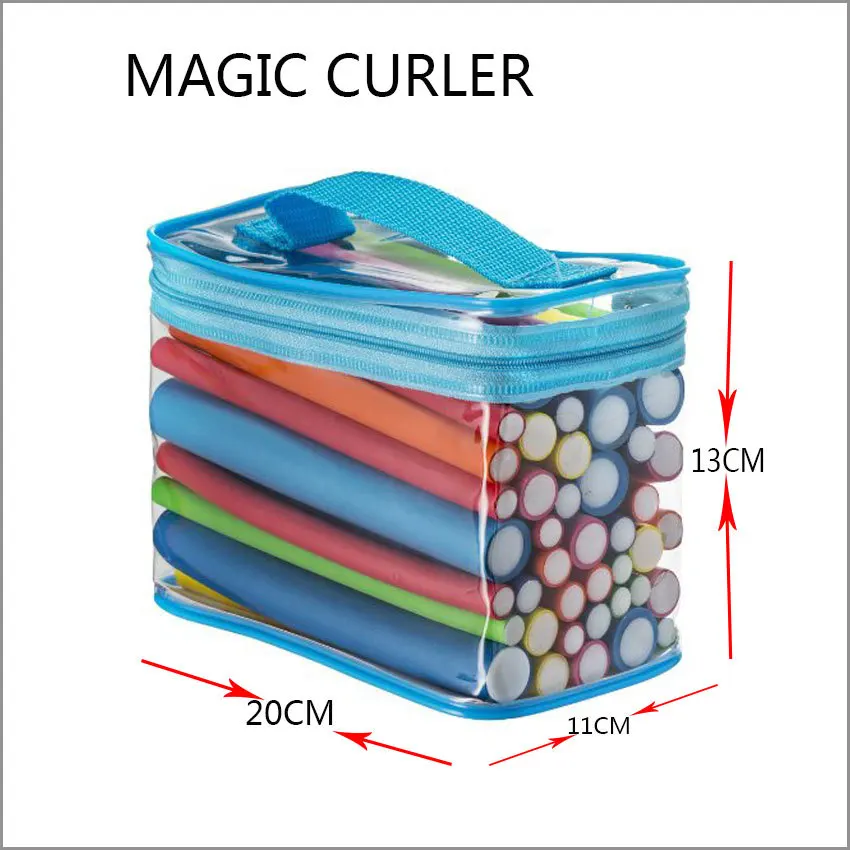 

42pcs/set 7styles Magic Air Hair Rollers Curler Spiral Foam Bendy Hair Twist Flexi DIY Styling Tool 18cm