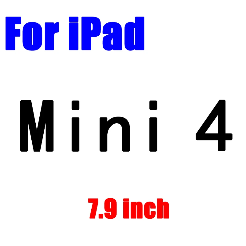 Защитная пленка для экрана для Apple ipad 2 3 4 ipad 2 ipad 3 ipad 4 9," для ipad 5 6, закаленное стекло для ipad mini 4, Защитная пленка для планшета - Цвет: For ipad mini 4