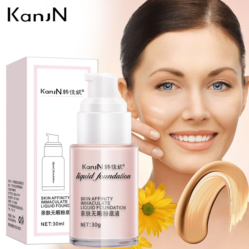 

Skin Concealer Affinity Immaculate Liquid Foundation Face Cream Whitening Moisturizing Makeup Repair Dull Skin Isolation Of UV